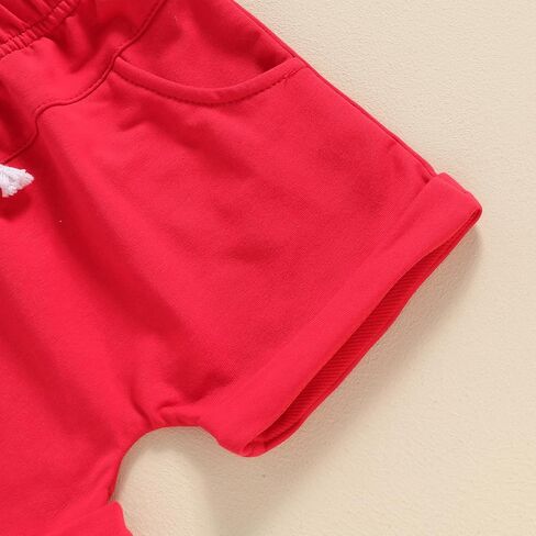 4th of July Baby Boy Outfit Short Sleeve T Shirt Shorts Set Toddler Baby Boy Summer Clothes in Kuwait