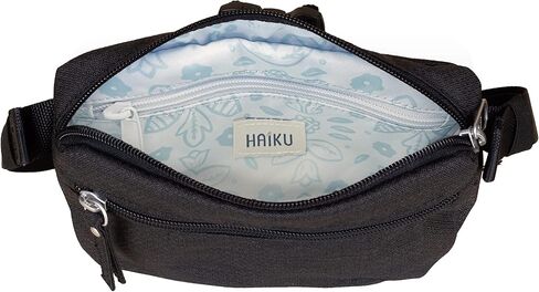 Haiku Hopper | Waist, Hip, Fanny Pack, Belt Bag Purse | with adjustable belt Clip | Black in Bloom in Saudi Arabia