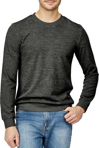 H2H Mens Casual Slim Fit Pullover Sweaters Knitted Tops Lightweight Longsleeve Basic Designed in Saudi Arabia