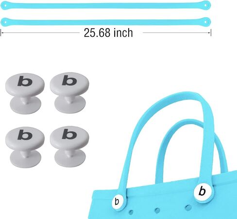 Bogg S/M Beach Bag Bapplys مع 4 مسامير - مجموعة الإصلاح (المرجان) in Saudi Arabia