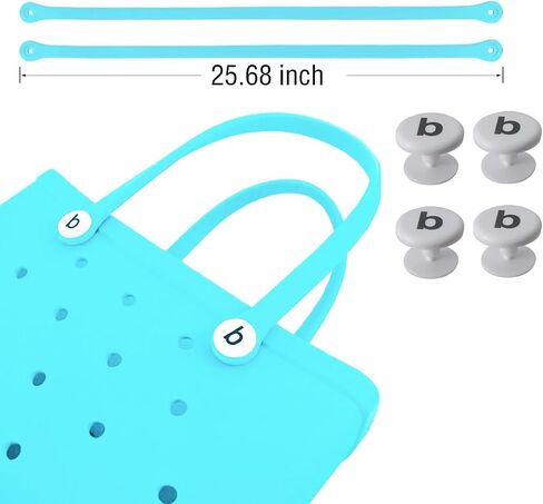 Bogg S/M Beach Bag Bapplys مع 4 مسامير - مجموعة الإصلاح (المرجان) in Saudi Arabia