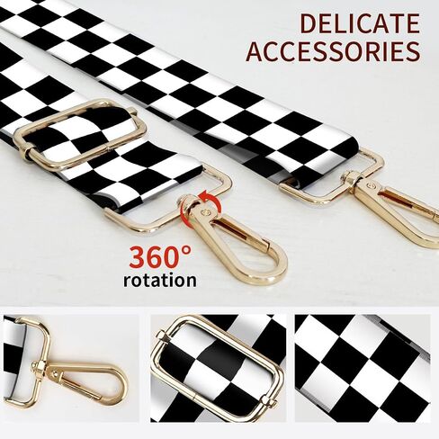 Purse Strap Replacement Crossbody, 3.8cm Wide Shoulder Strap Adjustable Replacement Belt Gold Buckle, Handbag Crossbody Bag Strap Leopard Rose in Saudi Arabia