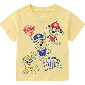 PAW PAW PATROL Nickelodeon Boys Short Sleeve Stirt for Toddler and Big Kids