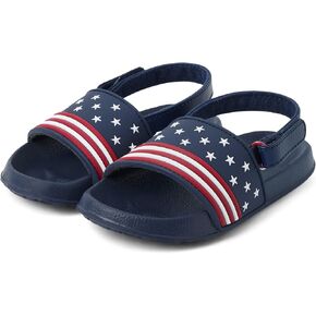 Gymboree Unisex-Child and Toddler Slides with Backstrap Sandal