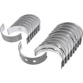 ACROPIX Main Bearing and Connecting Rod Bearing Kit No.1170175022/1304175010 for Toyota Tacoma 1995-2004 Engine Crankshaft Rod Bearing Metal Silver Tone 18Pcs