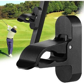 Magnetic Golf Holder Clip for Golf Cart, Aluminum Alloy Stand Clip Hold 30-60 Rings, Golf Cart Accessories for Men