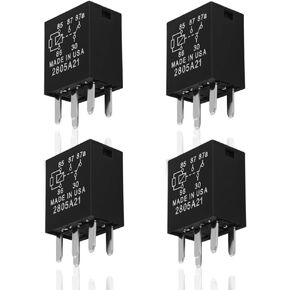 2PCS 35A 12V مرحلات ، 5 دبوس مضخة الوقود ترحيل مجموعة OEM#G8V-RH-1C7T-R-DC12 ، ملحقات السيارات القياسية لسيارات السيارات متعددة الأغراض العالمي لمعظم قوارب السيارات (2pcs)