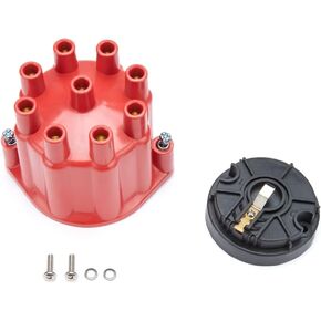 Pertronix D600701 Red Cap and Rotor for Flame-Thrower Billet Distributor 8 Cylinder Engine
