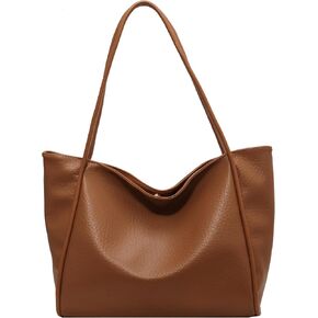 Large Vegan Leather Weekender Bag - Women's Shopper Handbag