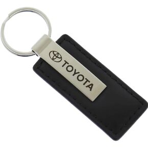 Toyota Black Leather Key Chain