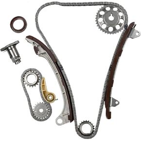 REVO Timing Chain Kit Replacement for Toyota Camry RAV4 Scion xB tC Pontiac Vibe Lexus 01-15 2.4L Replace#1352328010 1350628010