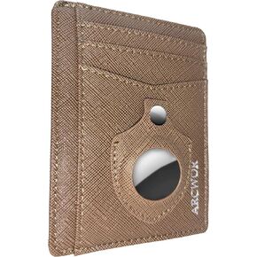 Slim Wallet Minimalist Front Pocket RFID Blocking Men and Women Leather Wallets