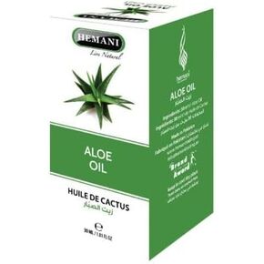 Hemani Aloe Vera Oil 30ml | All-Natural | Aloe Vera for Hair, Skin, Face | Daily Use | Absorbs Easy, Easy to Apply | Moisturize, Boost Hair Growth | Aloe Vera Hair Growth Oil | All Skin Types