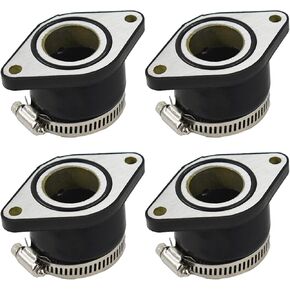 Left Right Carburetor Intake Boot Replacement for Suzuki Gs850 Gl G 1980-1983 4G0-13596-02-00 Set of four
