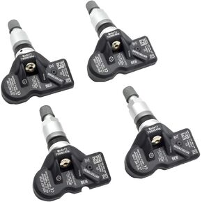 TPMS Sensor Tire Pressure Monitoring System Sensor 433MHz 5Q0907275 5Q0907275B 4-Pack