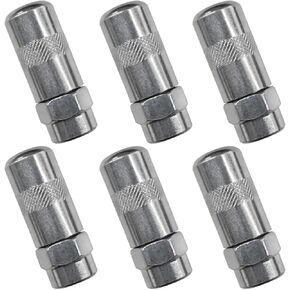 6PCS 49-16-2649 Car Grease Gun Nozzle Tip, 1/8" NPT Metal Grease Gun Coupler, Grease Gun Tip Replacement for M18 Cordless 2-Speed Grease Gun and M12 Cordless Grease Gun