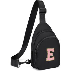 Small Initial Crossbody Bag for Girls, Cute Trendy Travel Sling Fanny Pack for Women, Birthday Gifts for Teens