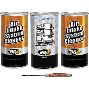 Smilyeez Listing for BG Air Intake & Fuel System Cleaner Kit K2902 - Includes 2 PN206 & 1 44K PN208 & Pocket Screwdriver (1 Kit)