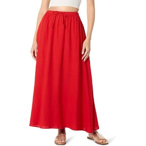 قطرة السحب للسيدات في Maxi Skirt