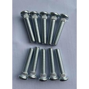 10pcs 5/8 "أطول من البراغي العريضة العجلة 7/16-20 ترابط OEM جودة تمديد طول إضافي لشرط شيفروليه ، دودج ، بونتياك ، أولدزموبيل ، بويك