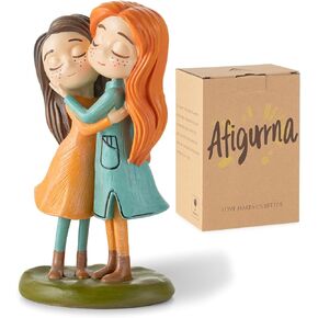 Sister Birthday Figurine Gifts: Embracing Sister Gifts from Sister - Sentimental Gifts for Best Friend - Unique Bestie Little Sister Presents for Christmas Friendgiving