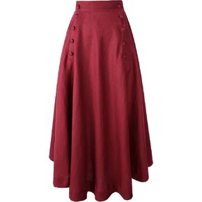 Edwardian Linen Skirt Suffragette