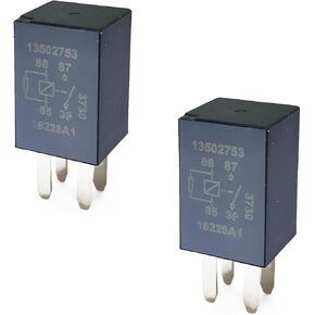 2 pcs 13502753 2753 Relay, 12VDC 20A 4Pins, Compatible with Chevy Compatible with Cadillac Seville SLS SRX CTS ATS