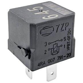 1-Pack 645 4H0951253A 4RA007791-20 12V DC 40A SPST Relay – Compatible with Audi A3/A4/A6 & VW Passat – Fixes A/C Clutch (P0641) & Cooling Fan Errors (P0480/P0481)