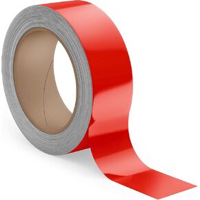 VViViD 3M 1080 Hot Rod Red Gloss Vinyl Detailing Wrap Pinstriping Tape 20ft Roll (2 Inch x 20ft)
