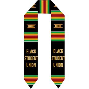 Black Student Union Scarf African American Graduation Stole Scarf