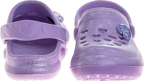 Josmo Kids Stylish Clogs Water Slides for Girls - Summer Beach Pool Heart Slip-on Sandals (Size 5-10 Toddler) in Saudi Arabia