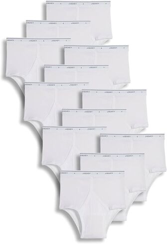 Jockey Men's Underwear Classic Full Rise Brief - 12 Pack in Kuwait