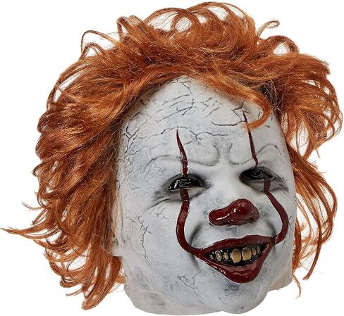Rubies IT Movie Chapter 2 Adult Pennywise Overhead Latex Mask Adult Costume in Saudi Arabia