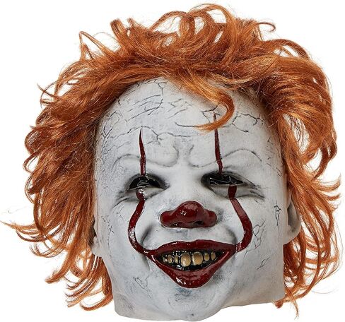 Rubies IT Movie Chapter 2 Adult Pennywise Overhead Latex Mask Adult Costume in Saudi Arabia