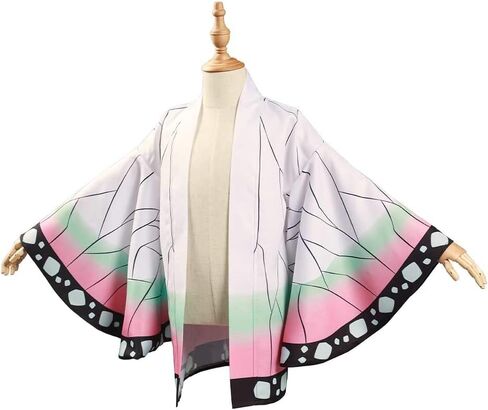 Kids Kimetsu Tanjirou Nezuko Giyuu Cape Cloak Cosplay kimono Cardigan Top Jacket in Saudi Arabia