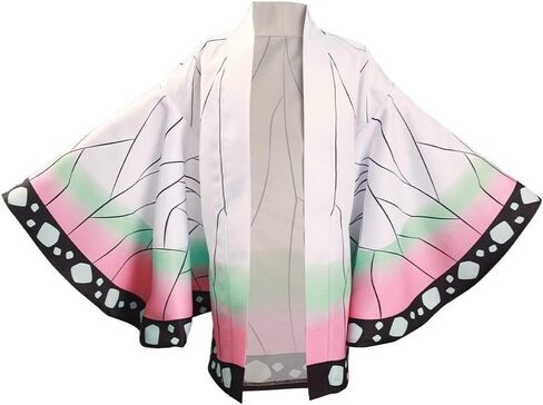 Kids Kimetsu Tanjirou Nezuko Giyuu Cape Cloak Cosplay kimono Cardigan Top Jacket in Saudi Arabia