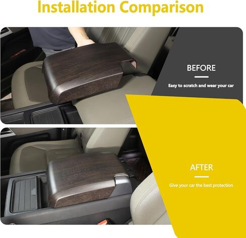 Car Armrest Seat Box Cover Compatible with Land Rover Defender 90 110 130 2020-2024 Protector Center Console Lid Protector Cover Armrest Box Cover in Saudi Arabia
