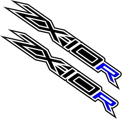 ZX-10R Sticker Decals,Motorcycle Car Decal Vinyl Stickers Compatible with Kawasaki Ninja ZX-10R ZX10R 2016 2017 2018 2019 2020 2021 (Black and Blue) in Saudi Arabia