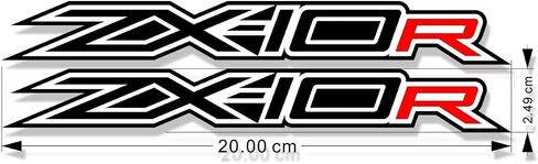 ZX-10R Sticker Decals,Motorcycle Car Decal Vinyl Stickers Compatible with Kawasaki Ninja ZX-10R ZX10R 2016 2017 2018 2019 2020 2021 (Black and Blue) in Saudi Arabia