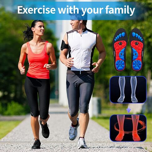 Magnetic Insoles, 1 Pair Acupressure Massage Insoles, Magnetic Therapy Insoles for Men and Women, Orthopedic Insoles Plantar Foot Health Care (Men 4-6.5 | Women 6-8.5 | 25.5cm) in Saudi Arabia