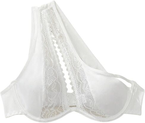 SOLY HUX Women's Contrast Lace Bras One Shoulder Cut Out Underwire Bra Bralettes in Saudi Arabia