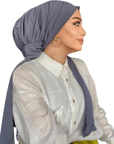 Instant Hijab Scarf for Women – Soft, No-Iron, No-Pins, Ready-to-Wear Hijab – Stretchy & Lightweight Polyester Fabric in Saudi Arabia