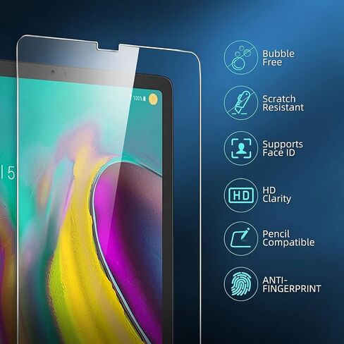 NEW'C [2 Pack Designed for Samsung Galaxy Tab A9 8.7 Inch Screen Protector Tempered Glass, Bubble Free, Ultra Resistant in Saudi Arabia
