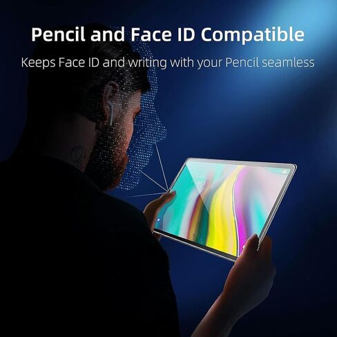 NEW'C [2 Pack Designed for Samsung Galaxy Tab A9 8.7 Inch Screen Protector Tempered Glass, Bubble Free, Ultra Resistant in Saudi Arabia