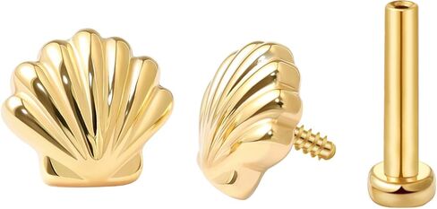 شل المعجبين shpaed back flat repring for helix Charilage Conch tragus stud strid strid in Saudi Arabia
