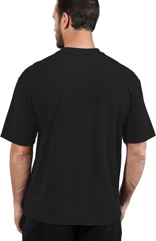 Mens Oversize Short Sleeve T-Shirts Loose Fit Solid Color Lightweight Tee Shirt Athletic Dry Fit Top in Saudi Arabia
