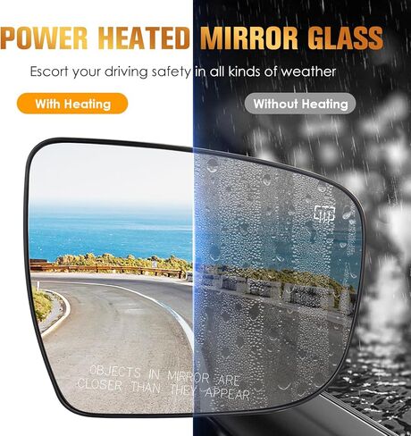 يناسب الزجاج المرآة اليمنى للركاب من أجل نيسان لمورانو 15-2023 ، ل Pathfinder 2017-19 ، لاستبدال Rogue 2014-2019 لـ 963654ba1a ، ث/O Auto Dimming in Kuwait