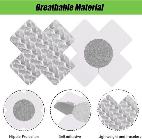 Pasties Nipple Covers Stickers for Women Rave Party Disposable Sticky Breast Petals - 12 Pairs in Saudi Arabia
