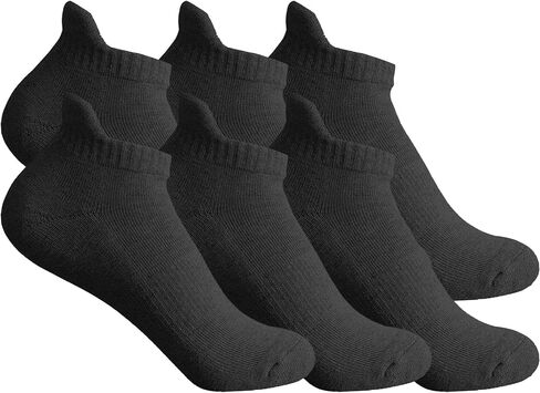 Ankle Socks for Women and Men Heel Tab Athletic Socks Running Athletic Low Cut Tab Socks Sports No Show Sock 6 Pairs in Saudi Arabia