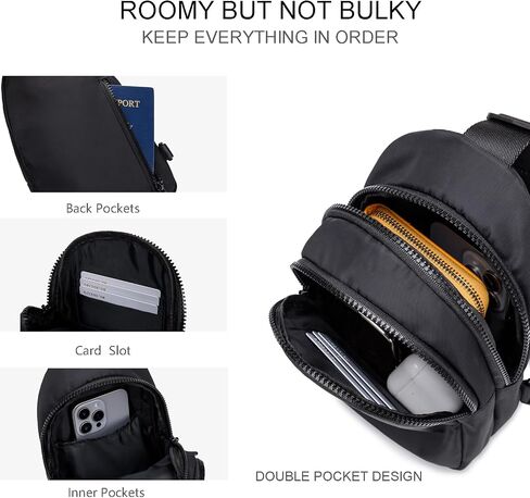 Small Initial Crossbody Bag for Girls, Cute Trendy Travel Sling Fanny Pack for Women, Birthday Gifts for Teens in Saudi Arabia